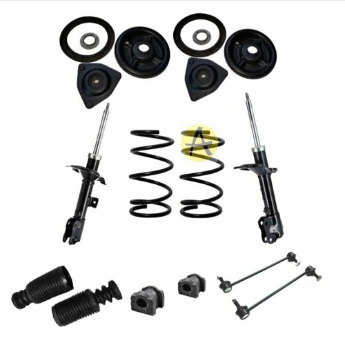 Комплект передней подвески Lancer X 2007- пружины амортизаторы комплектующие 29000₽