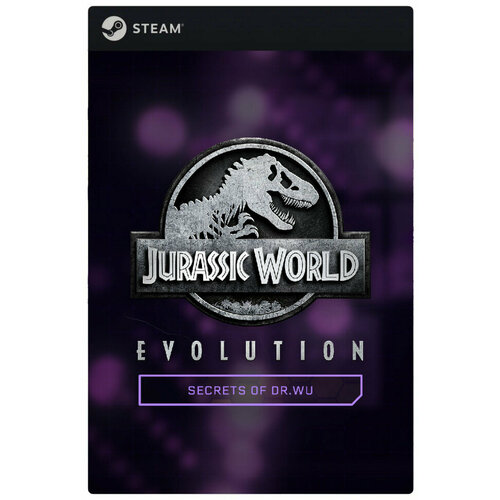 Дополнение Jurassic World Evolution Secrets of Dr Wu DLC для PC Steam электронный ключ 119₽