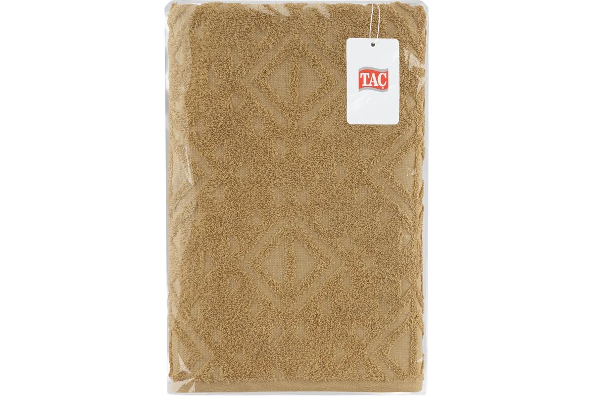полотенце махр. TAC Jacquard 70х140см горчичное, арт.2794-21421 - фото №4