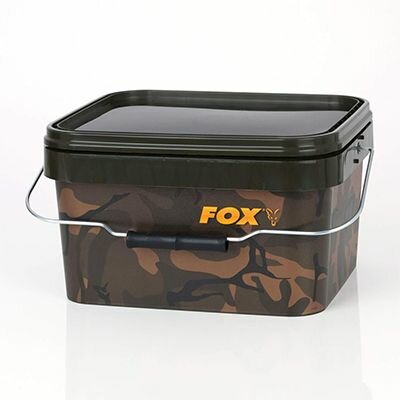 Ведро с крышкой Fox Camo Square Buckets 5 л 15х26х22 см   ведро пластиковое   фокс