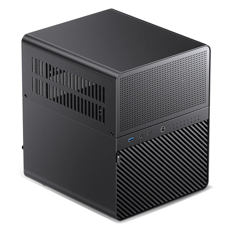 Jonsbo N3 алюминиевый корпус для ПК ITX 8 HDD, N3 black