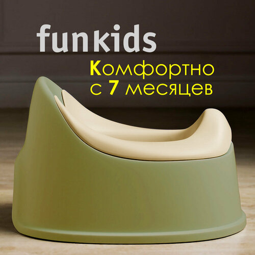 фото Горшок-кресло детский funkids "biba comfort", art. 6215-khaki