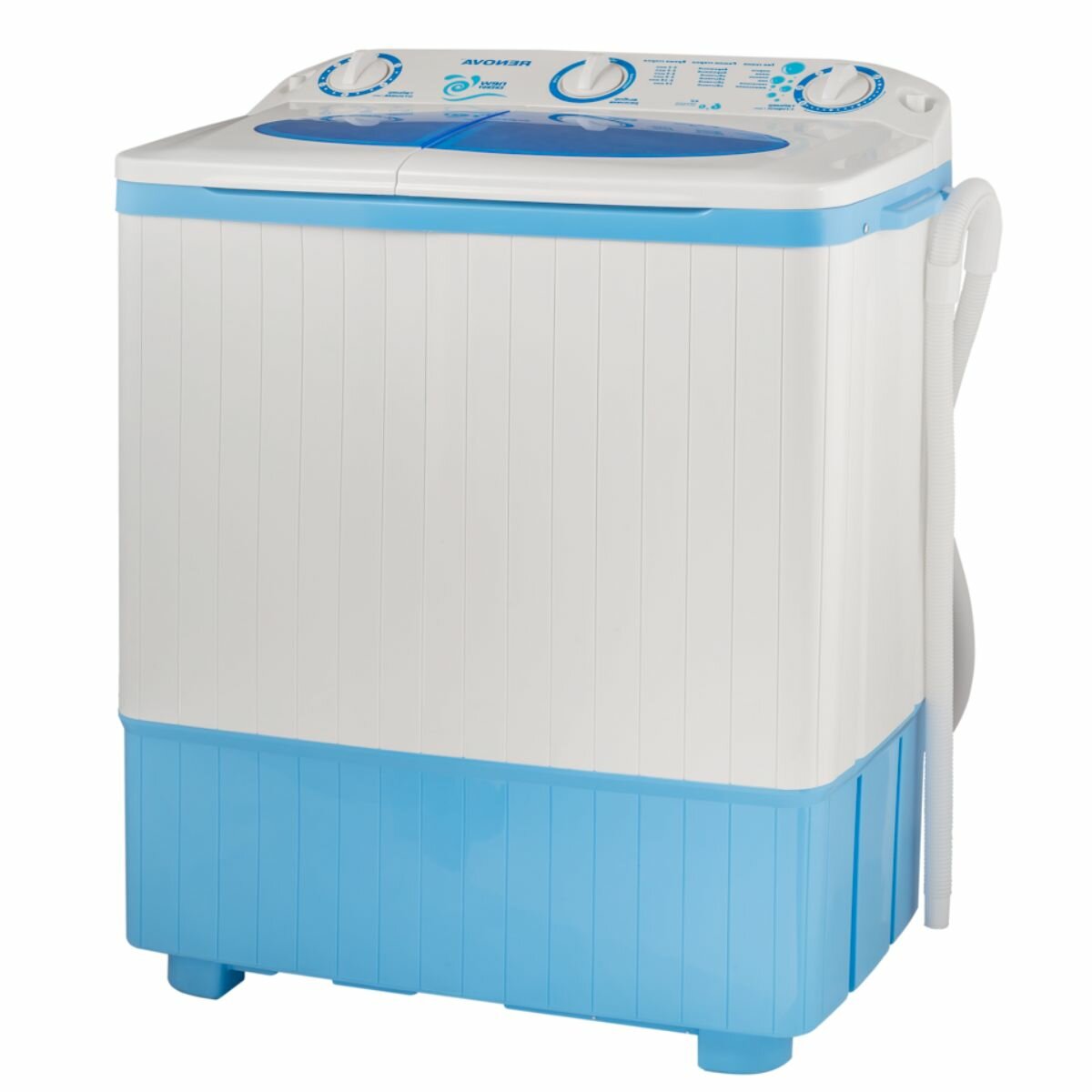 RENOVA Стиральная машина полуавтомат WS-60PET, 6 кг, белый