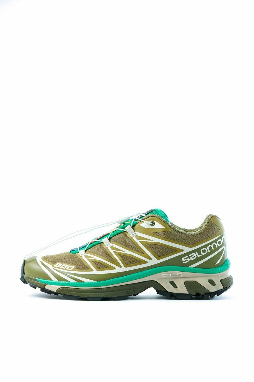Кроссовки Salomon XT-6, размер 43 1/3 EU, зеленый,