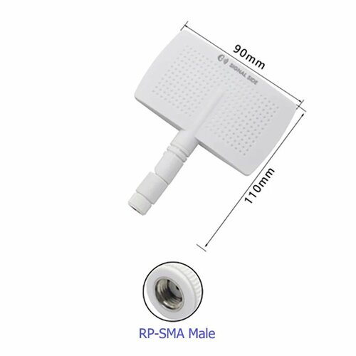 Усилитель антенны NoEnName_Null 18dBi 2400-2500 МГц White RP-SMA Male 646₽