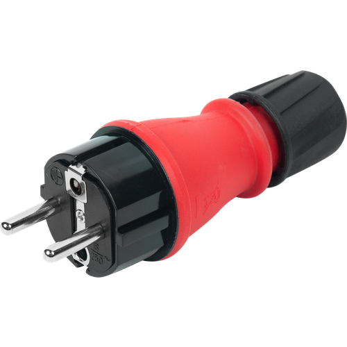 Вилка с заземлением Electraline Евро 220240 В IP54 цвет чёрный 1492₽