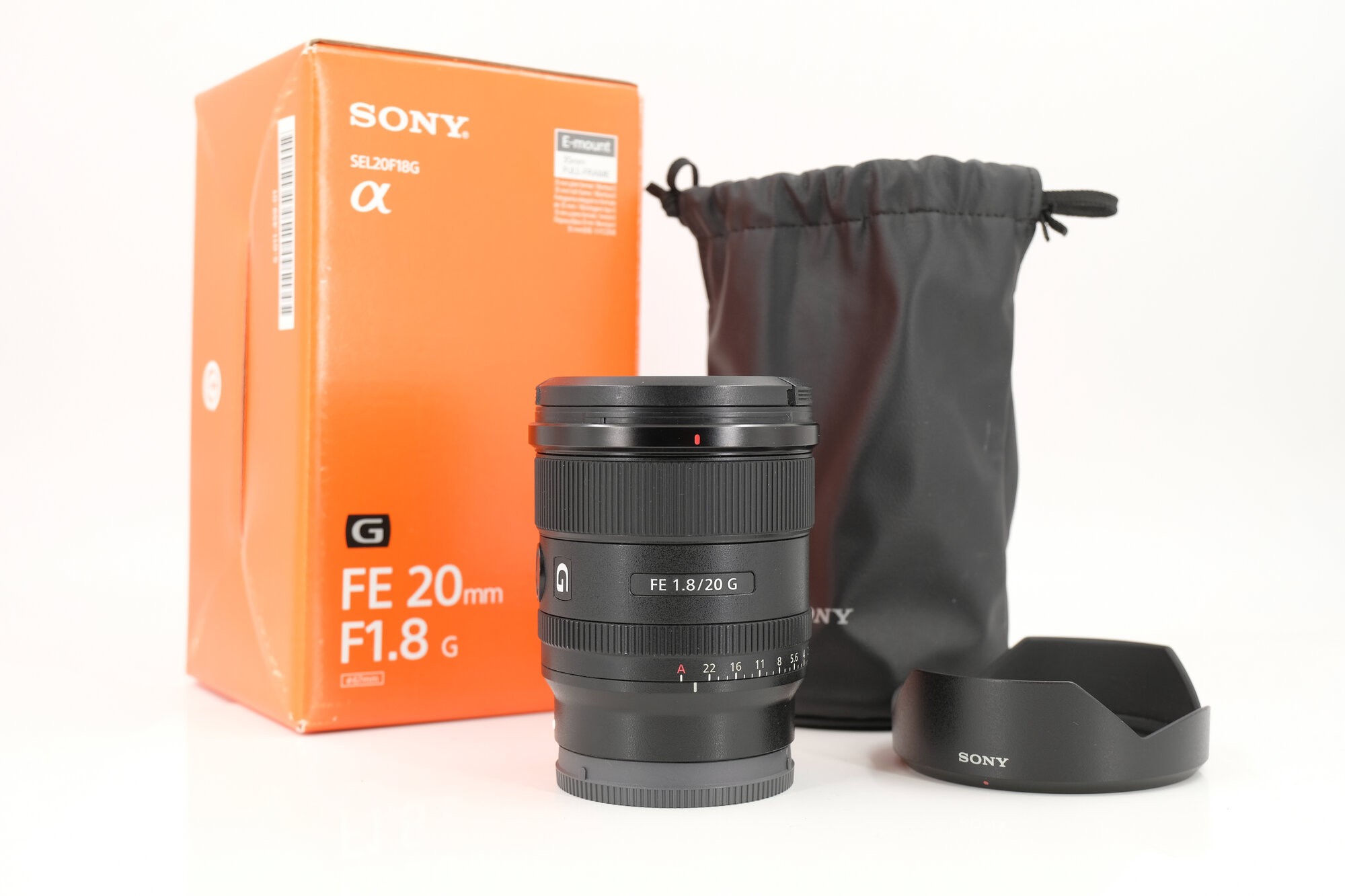 Sony FE 20mm f/1.8 G Lens (SEL20F18G) – Ultra-Wide Prime Lens for