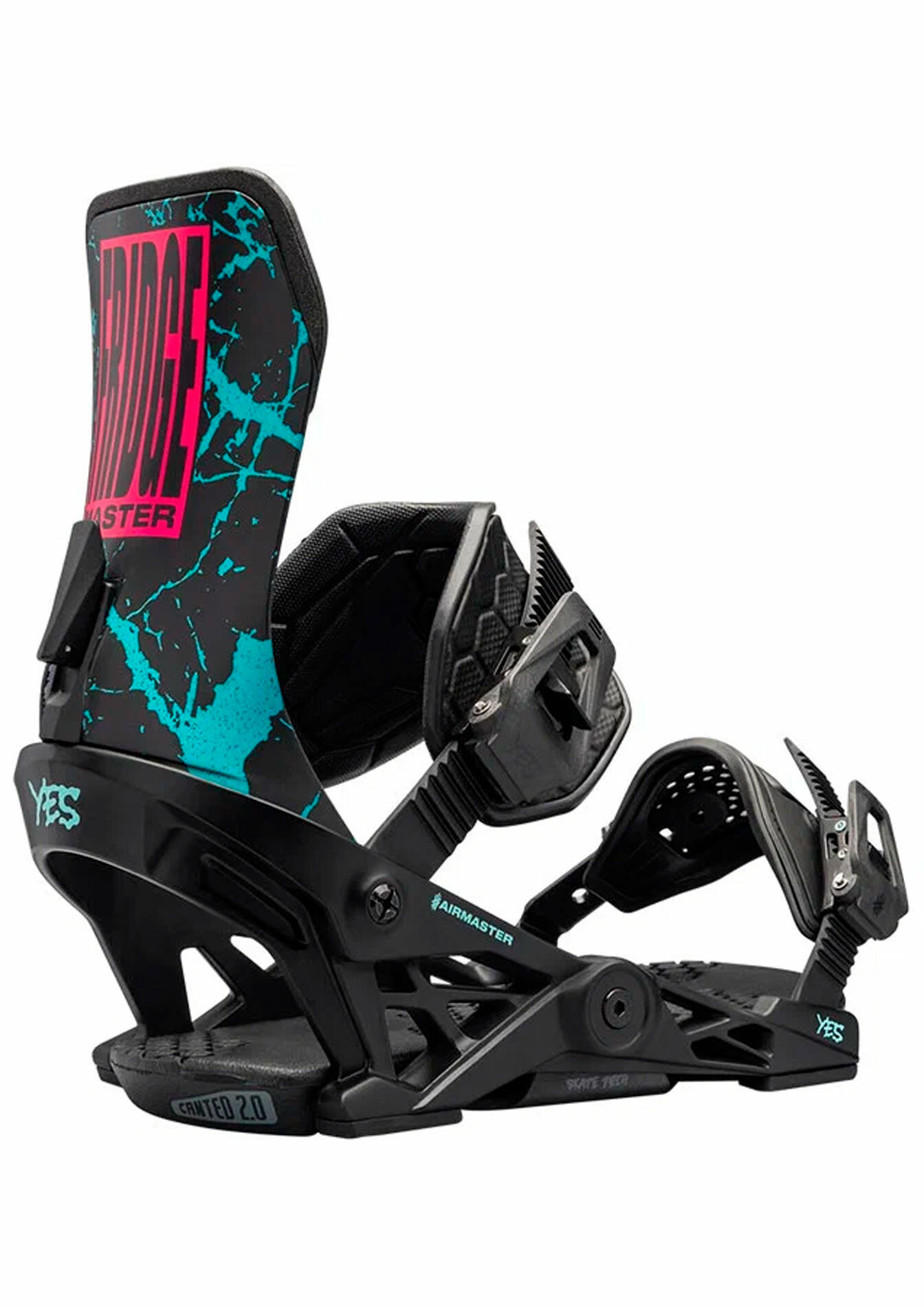 Крепления сноубордические YES AIRMASTER FRIDGE (24/25) Black, M