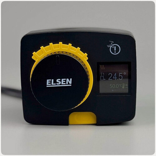 Изображение товара Сервопривод Elsen 230В, 3-х позиционный, 6 Нм, 120 сек, с контроллером постоянной температуры