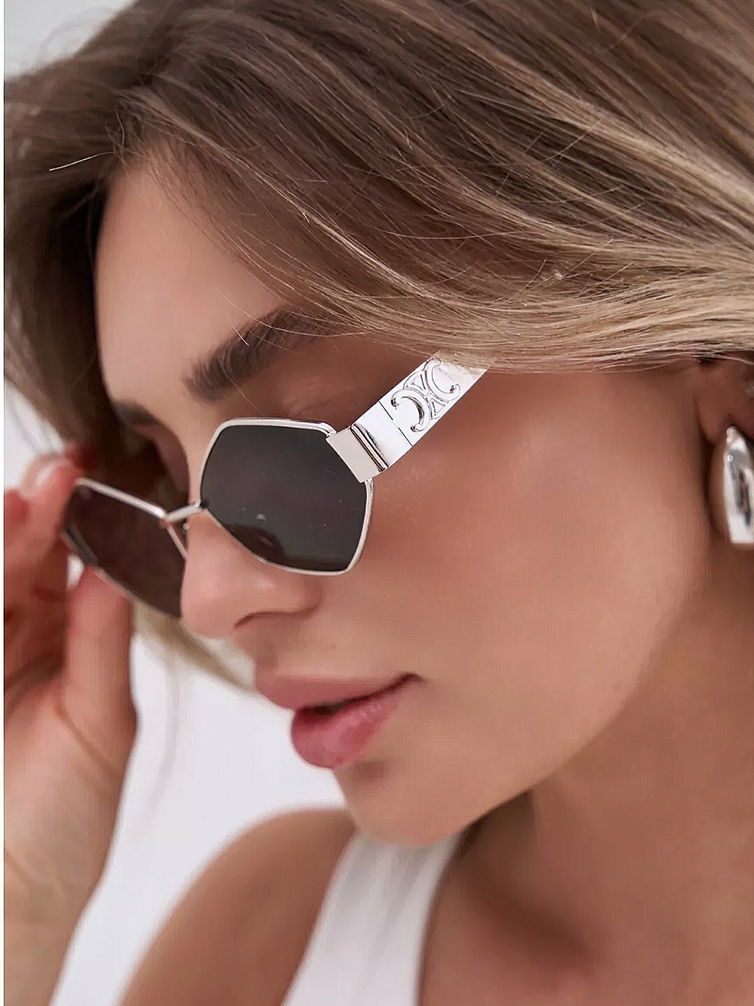 Солнцезащитные очки , серый — фото 1