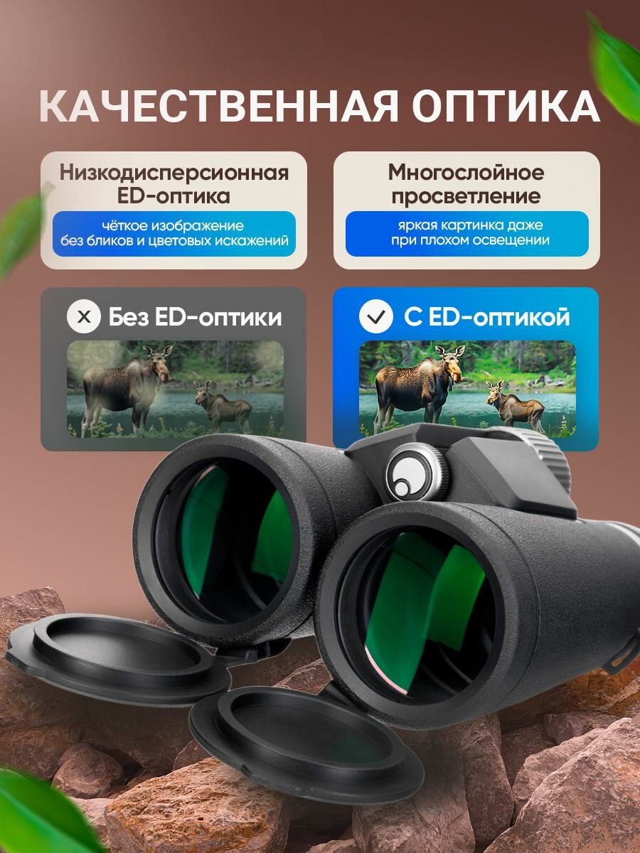 Levenhuk Nitro ED 8x42 Бнокль с качественным изображением — фото 1