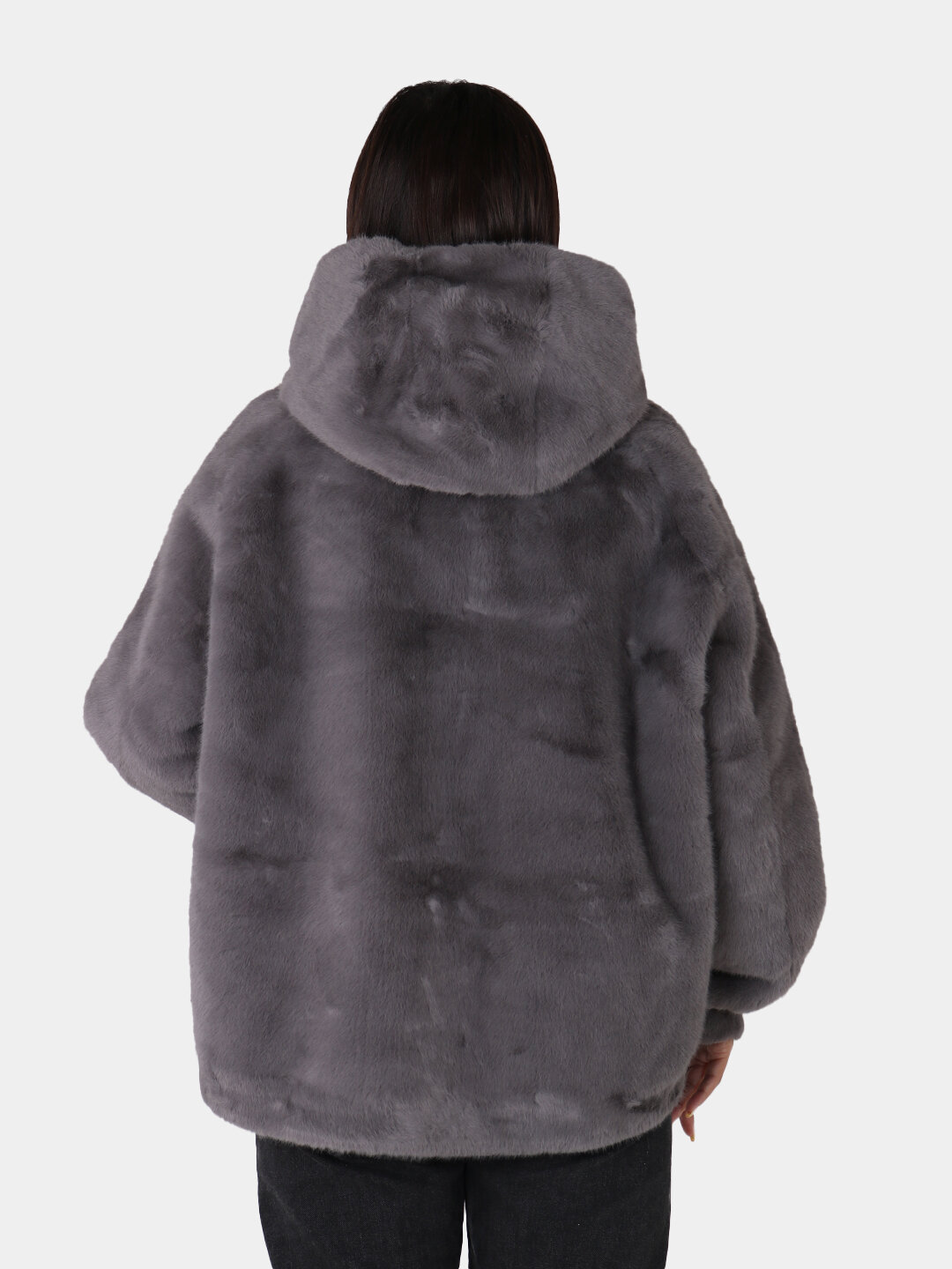 Шуба, размер One Size, хром — фото 1