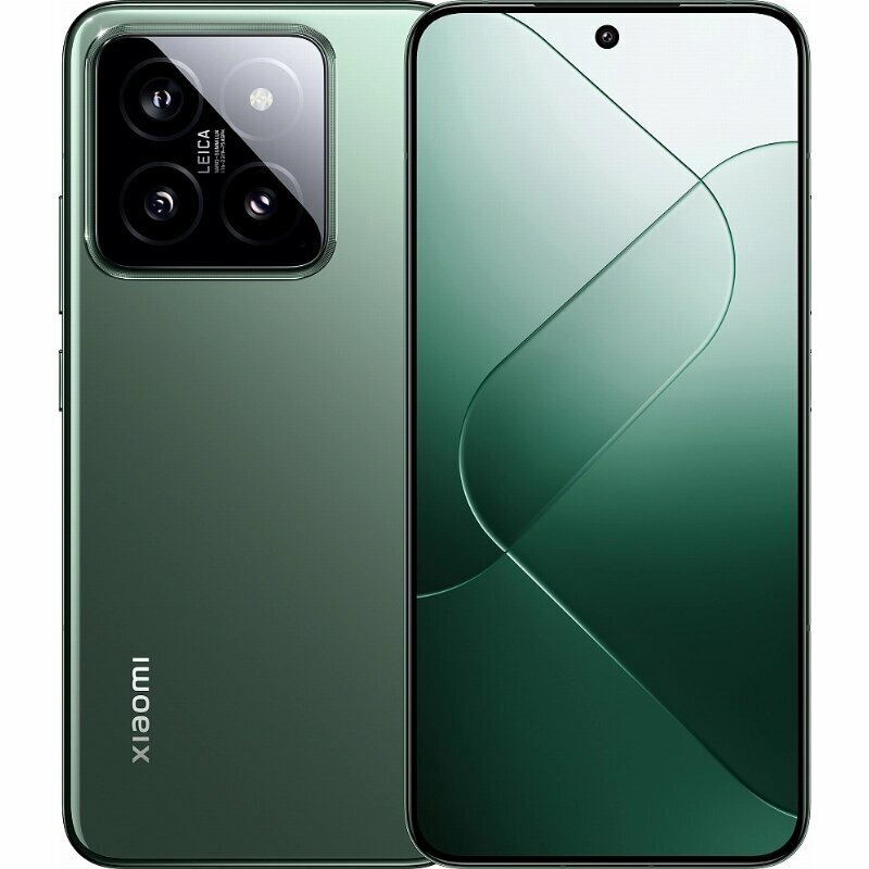 Смартфон Xiaomi Mi 14 16/512Гб, CN, jade green Leica, зеленый