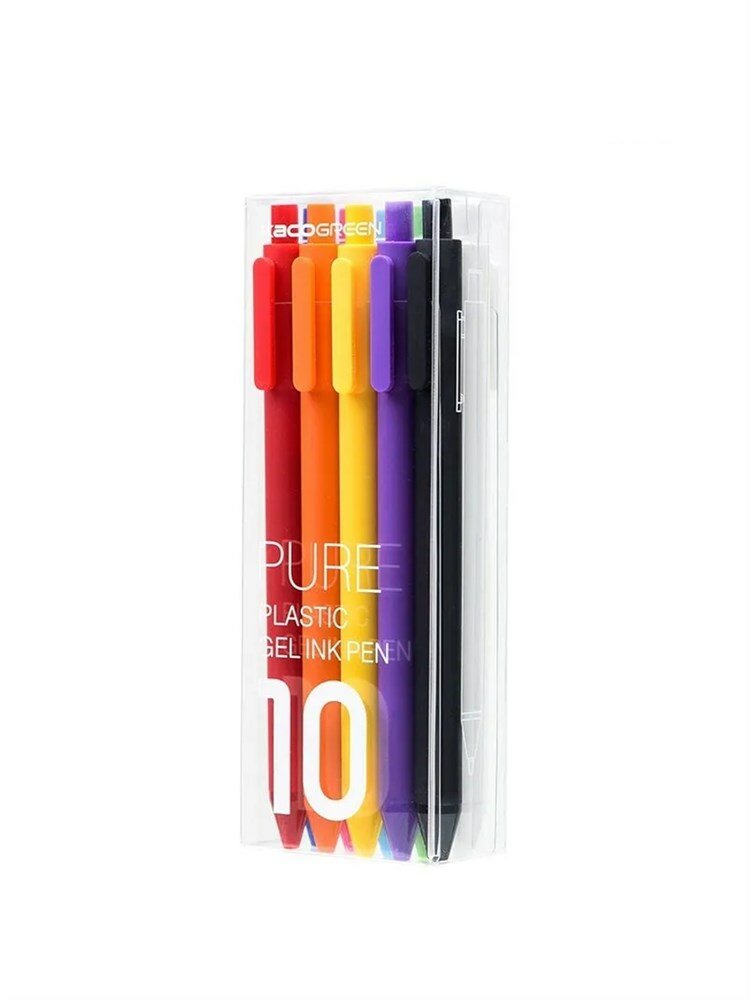 Kaco Набор гелевых ручек KACO gel ink pen 10 шт k1015 цвет чернил черный