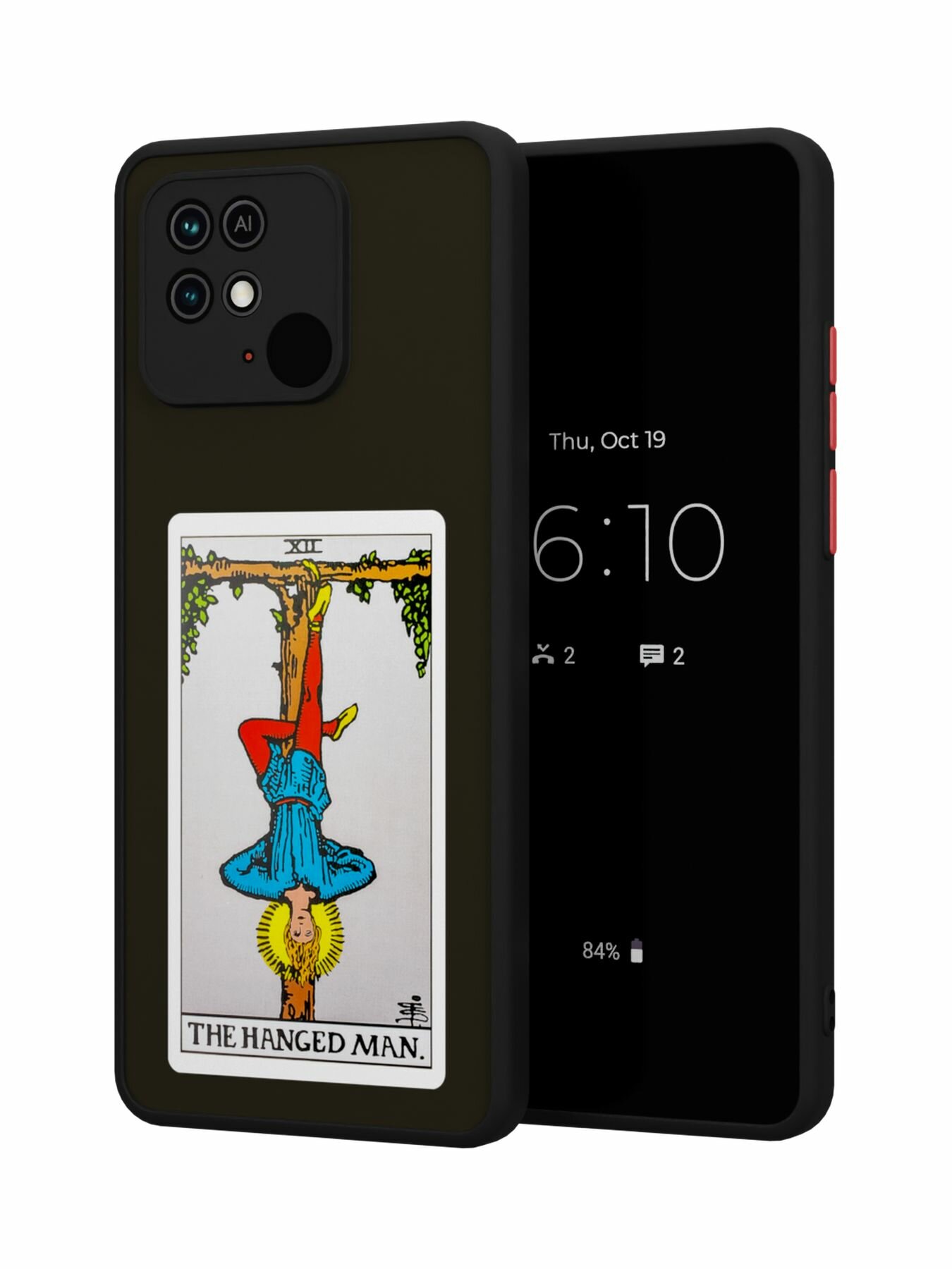 Чехол DesignOnCase для Redmi 10C, с защитой камеры, с принтом Повешанный