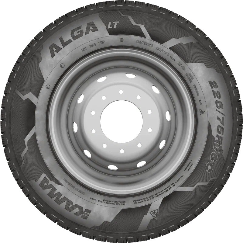 Шина зимняя шипованная Кама Alga LT НК-534 185/75R16C 104/102R для коммерческого транспорта — фото 1
