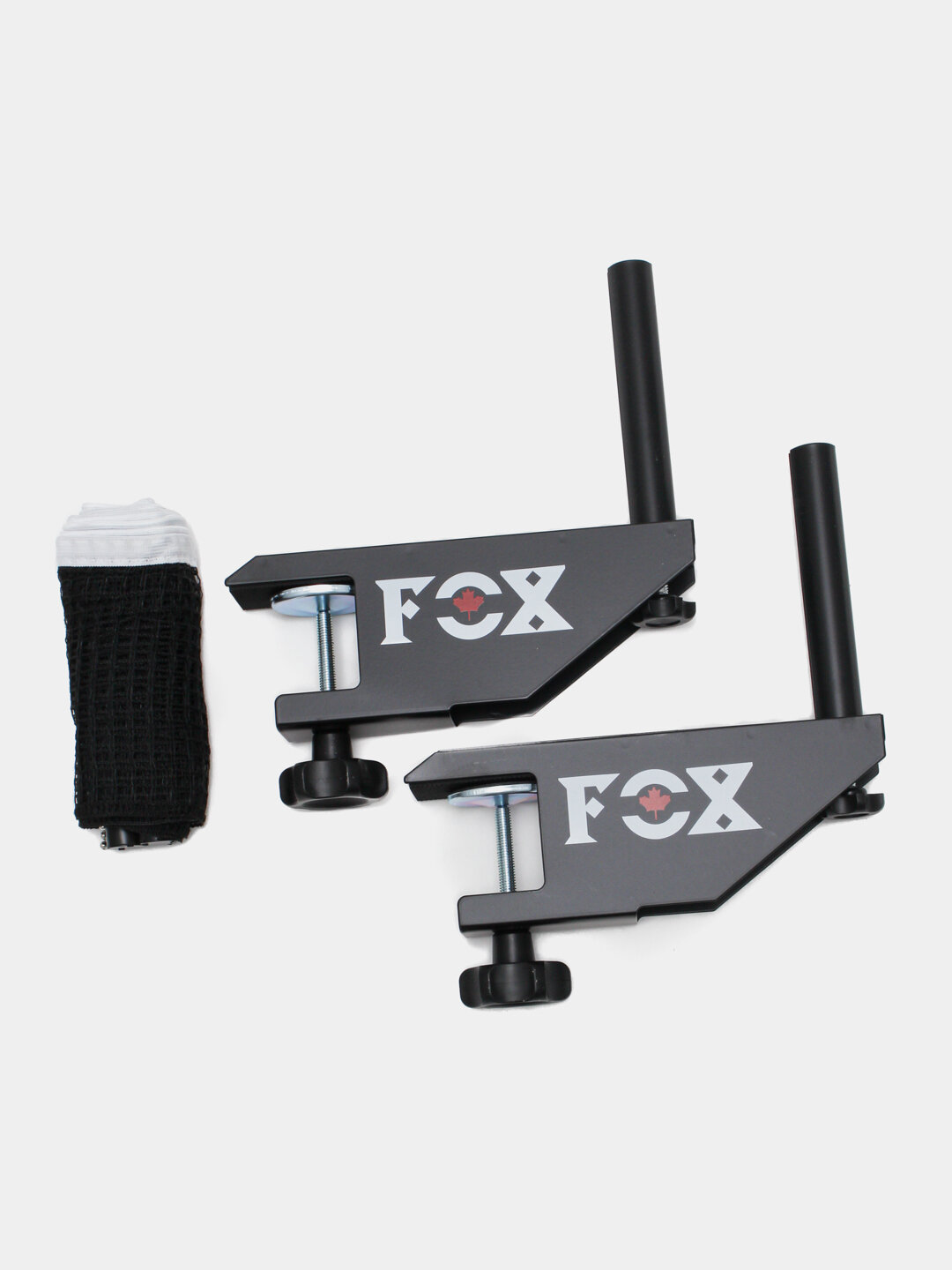 Винтовая сетка для настольного тенниса General Fitness, металлическая, черная — фото 1