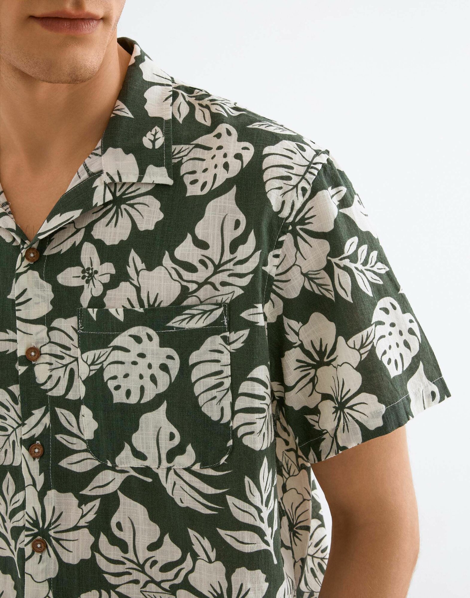 Рубашка Gloria Jeans, размер M (48-50), хаки — фото 1