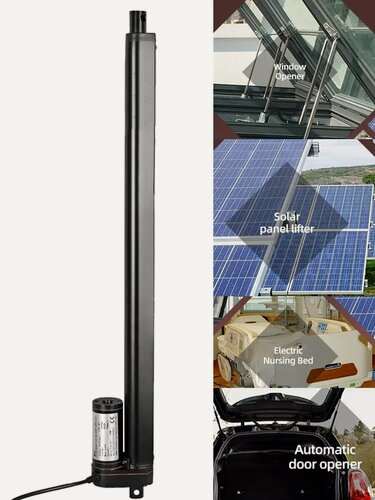 Изображение товара Линейный привод 900Н 90 кг 450 мм 10 мм/с 12 В Линейный приводной двигатель