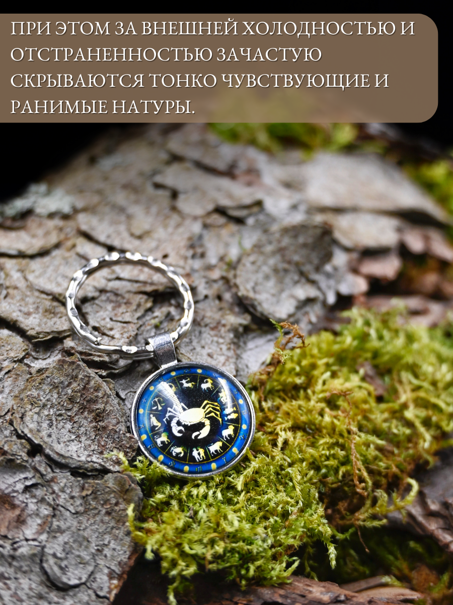 Брелок-талисман для знака зодиака Рак, защита, помощь и эмоциональный щит — фото 1