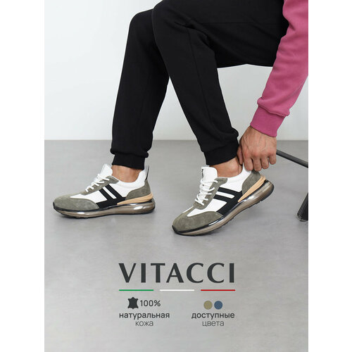 фото Кроссовки vitacci, полнота 6 (ru)/ на среднюю стопу, размер 42, белый