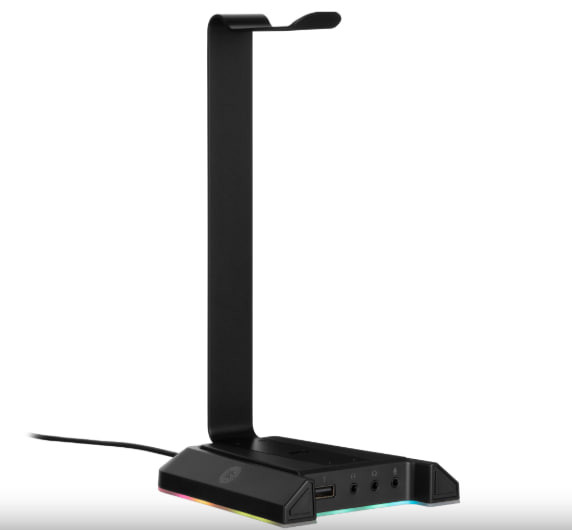 Подставка 3в1 для гарнитуры 2E Gaming GST320 RGB 7.1 USB Black (2E-GST320UB) — фото 1