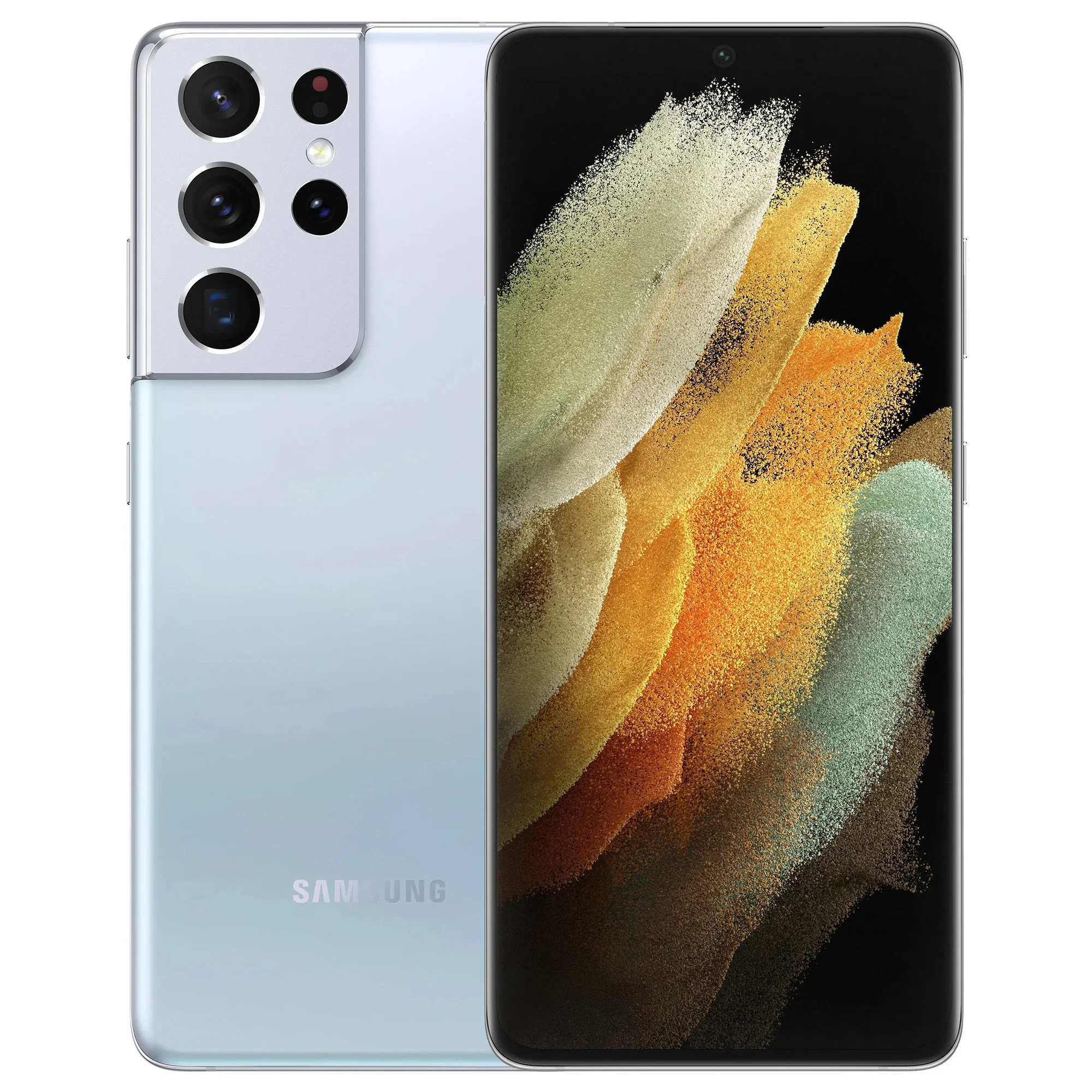 Смартфон Samsung Galaxy S21 Ultra 12/256 ГБ, Dual nano SIM, серебро