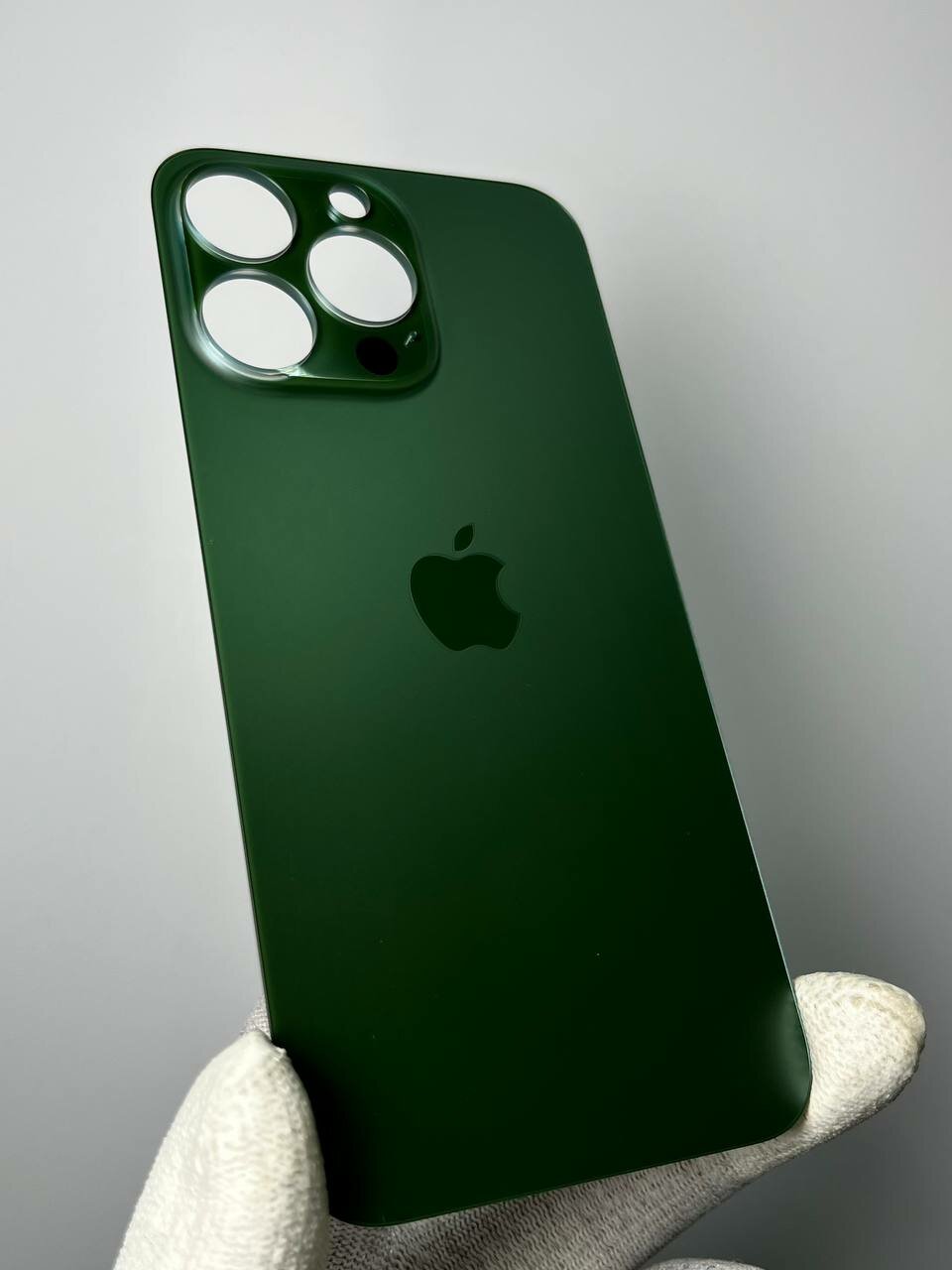 Оригинальная задняя крышка (стекло) IPhone 13 Pro - зеленый , с широким вырезом под камеру