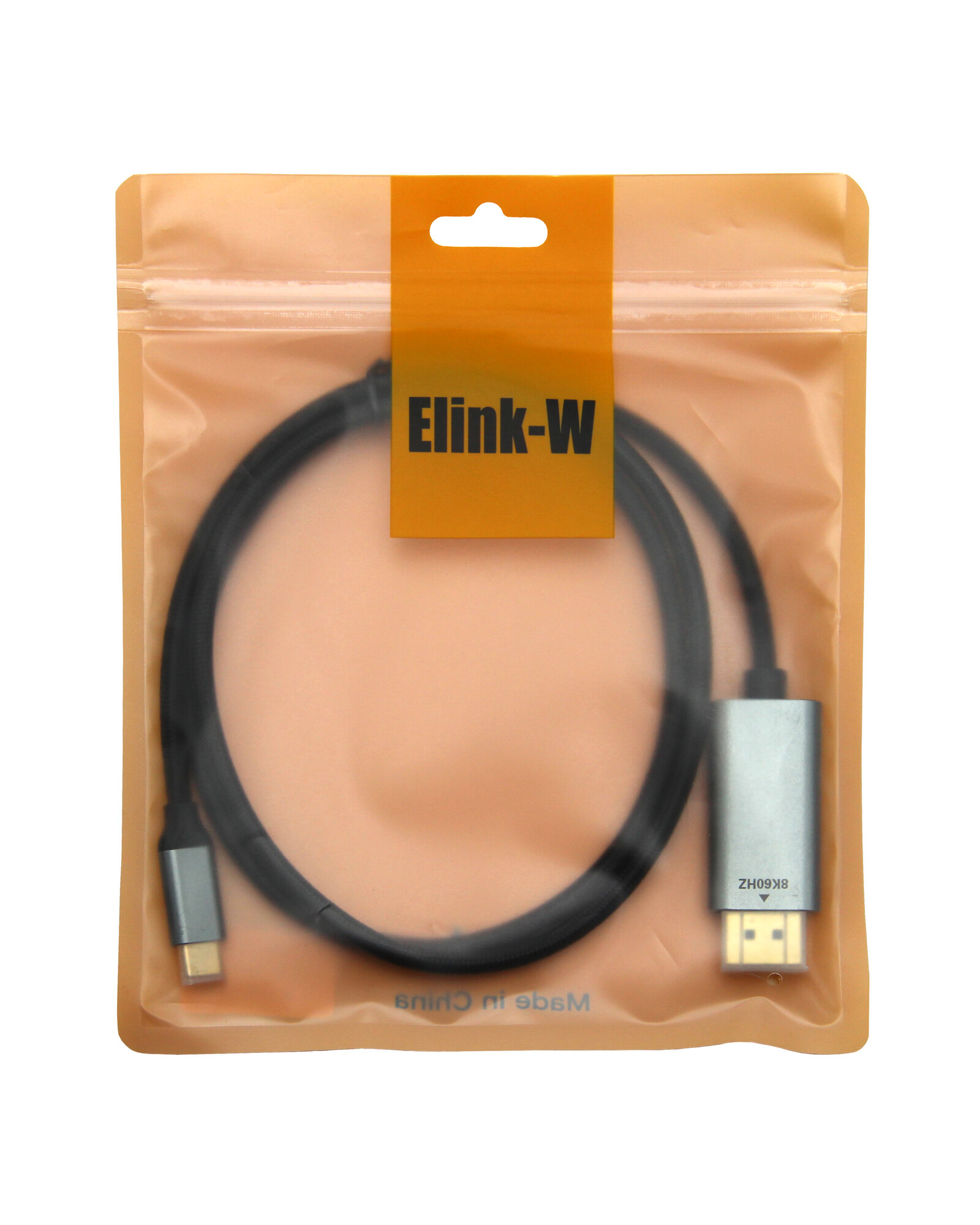 Кабель USB Type-C - DisplayPort 1.4 Black, 8K 60Hz, длина 1 метр — фото 1