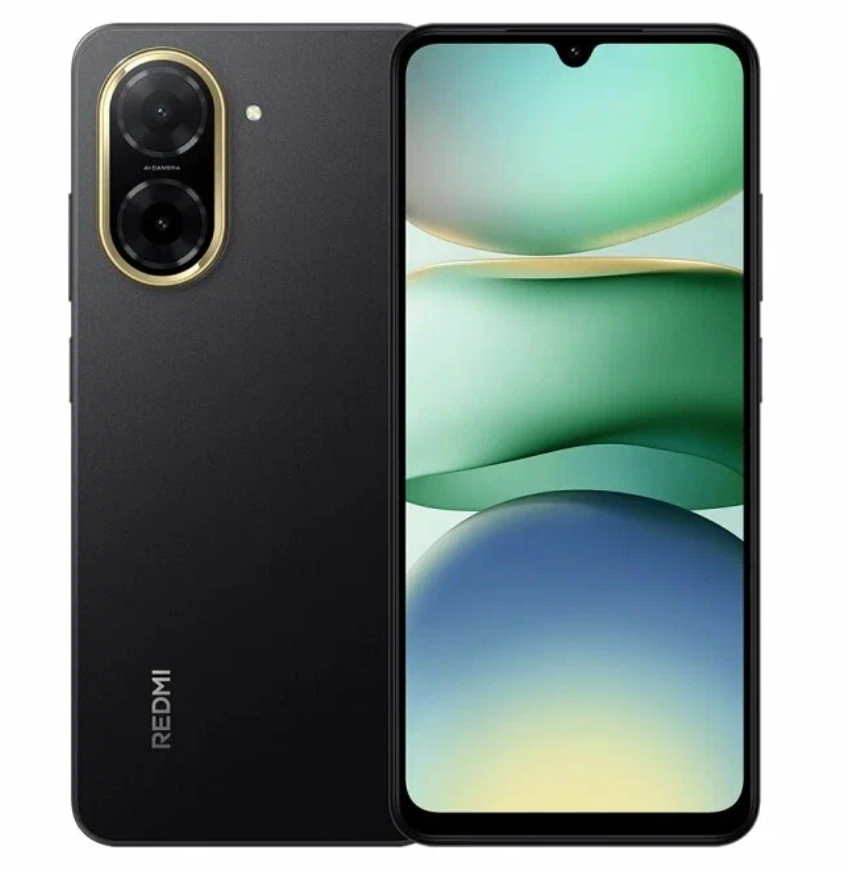 Смартфон Xiaomi Redmi A5 3/64 ГБ RU, Dual nano SIM, черный, 6.88" (1640x720),