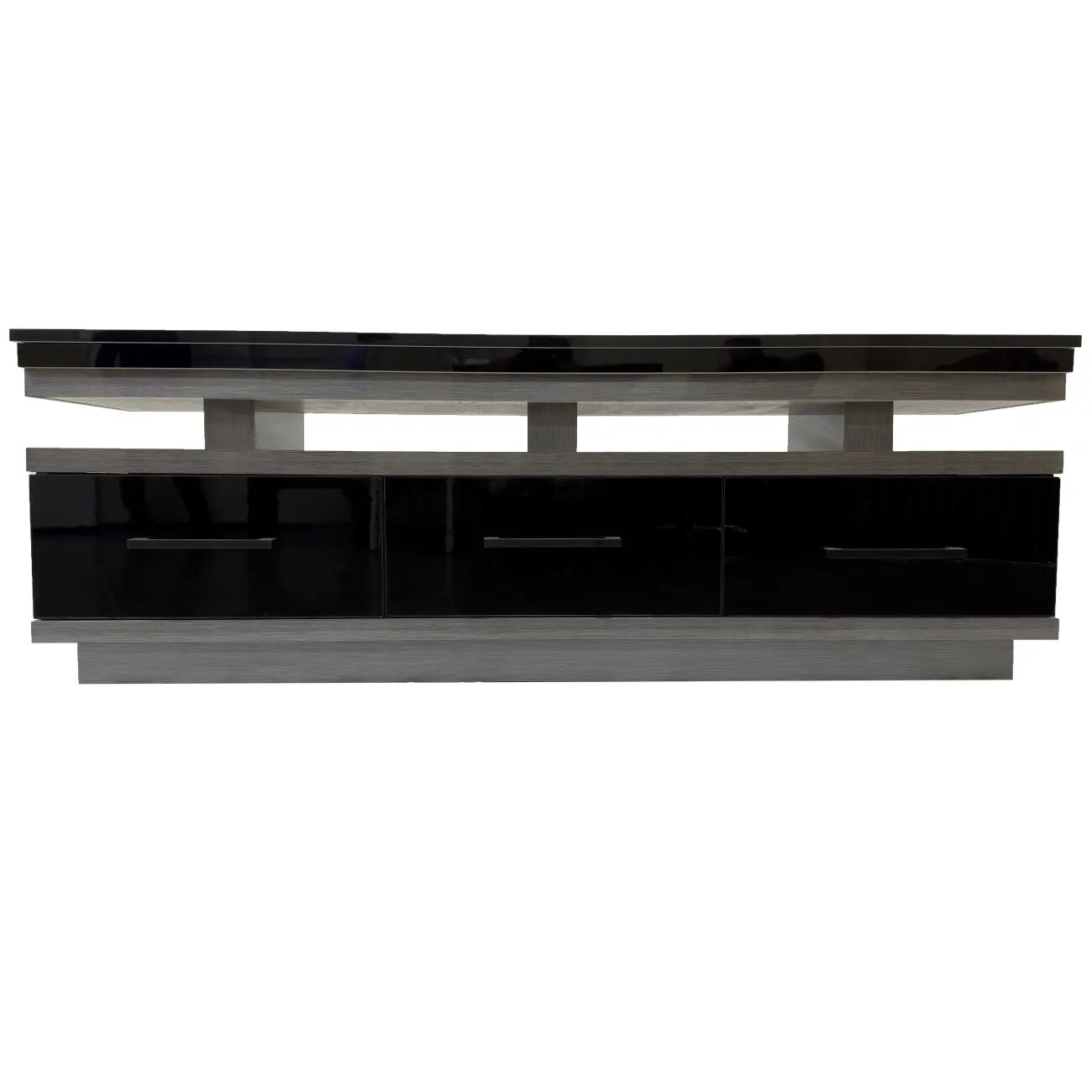 Подставка для телевизора TV ART 1600M, 37 см, 3 месяца, Выдвижные ящики, черный, 160 см