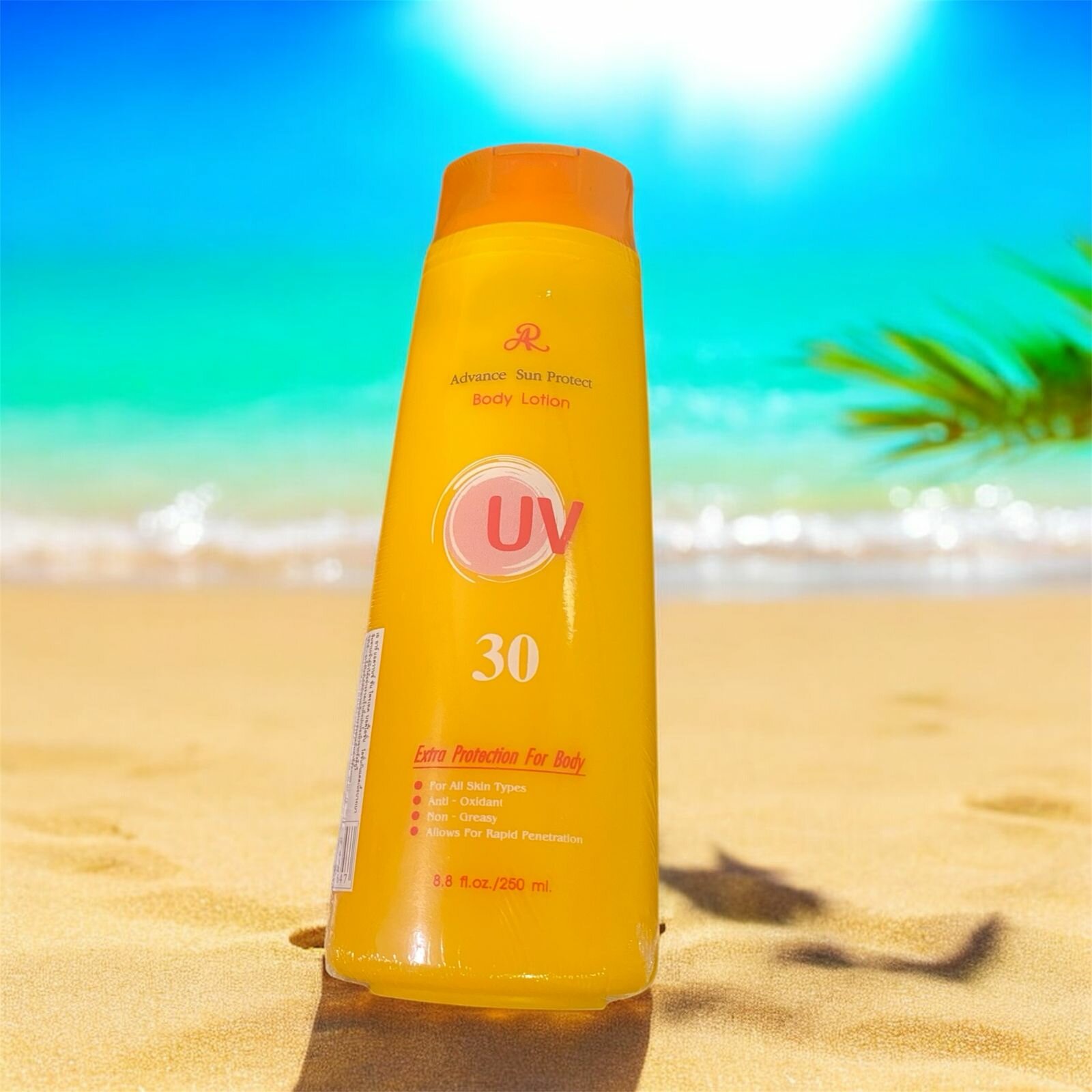 Солнцезащитный лосьон от солнца AR Advance Sun Protect Body Lotion SPF30 Таиланд. — фото 1