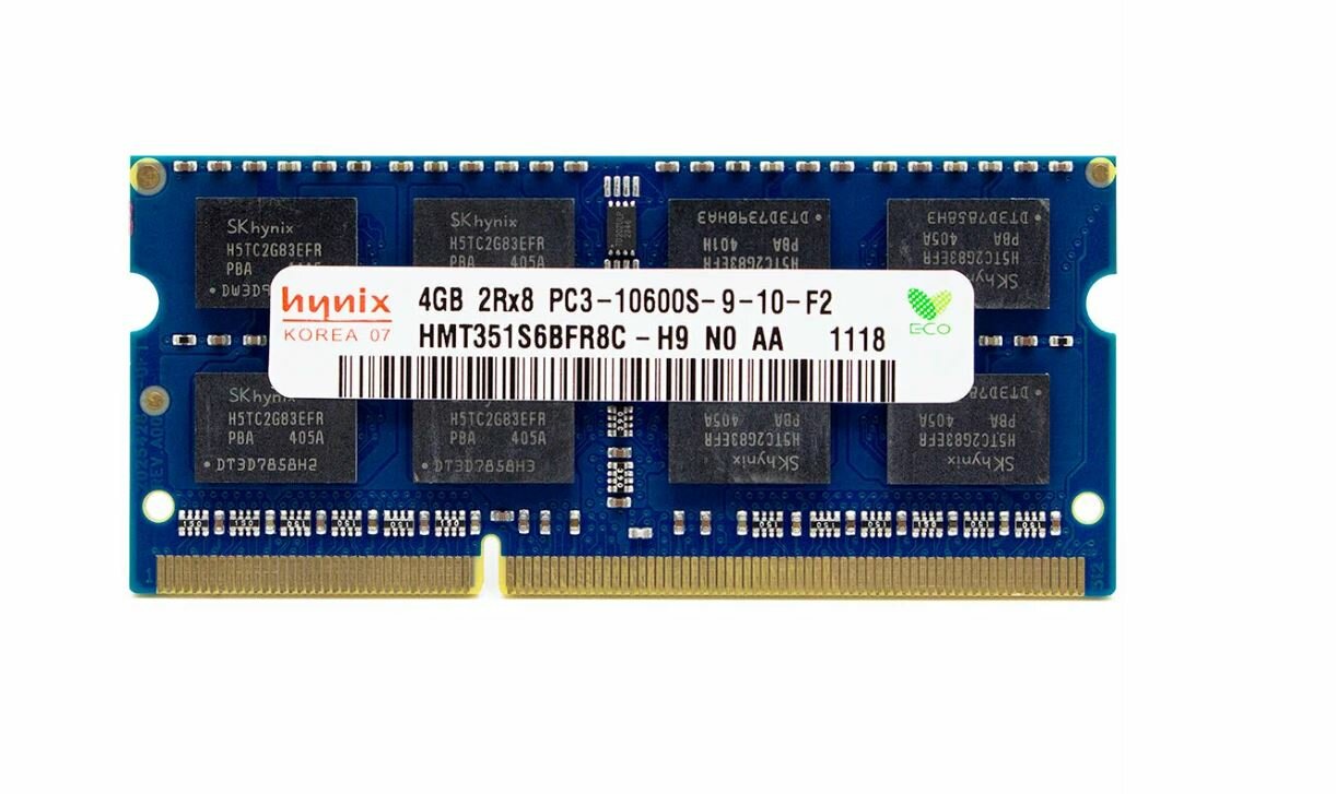 Оперативная память Hynix DDR3 4Gb SO-DIMM (HMT351S6BFR8C-H9)