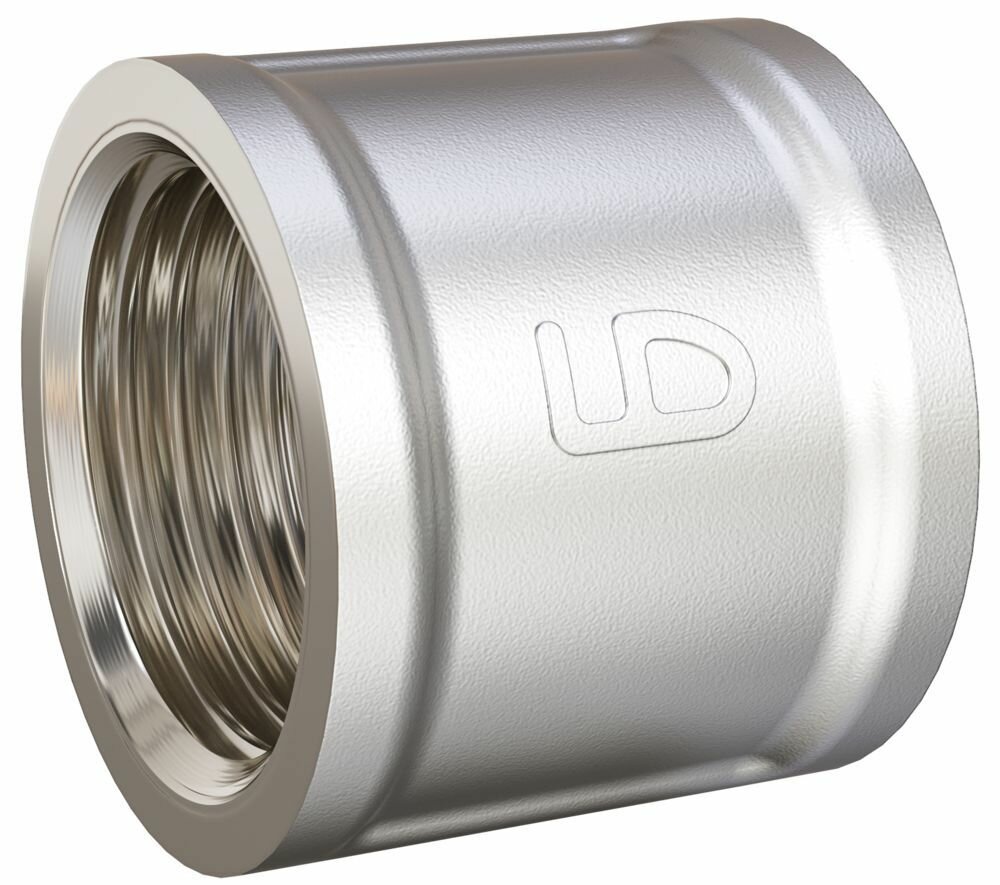 Муфта никелированная 1/2" ВР, LD Pride LD.67.502.15 — фото 1