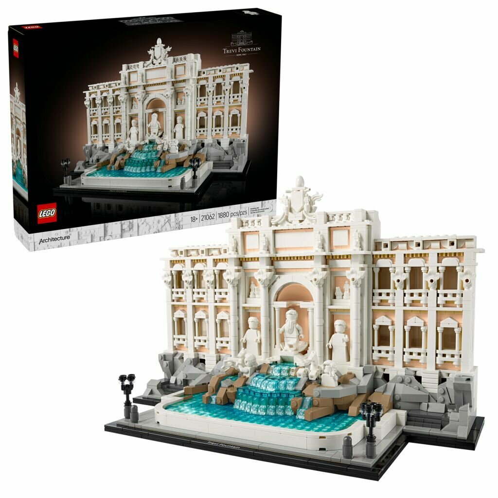 Конструктор LEGO Architecture Фонтан Треви 21062, 1880 деталей, от 18 лет