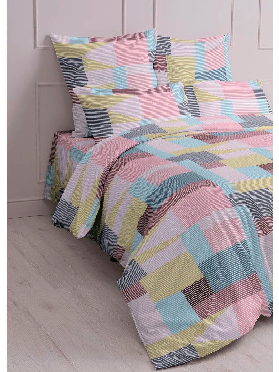 Постельное белье Евро Поплин