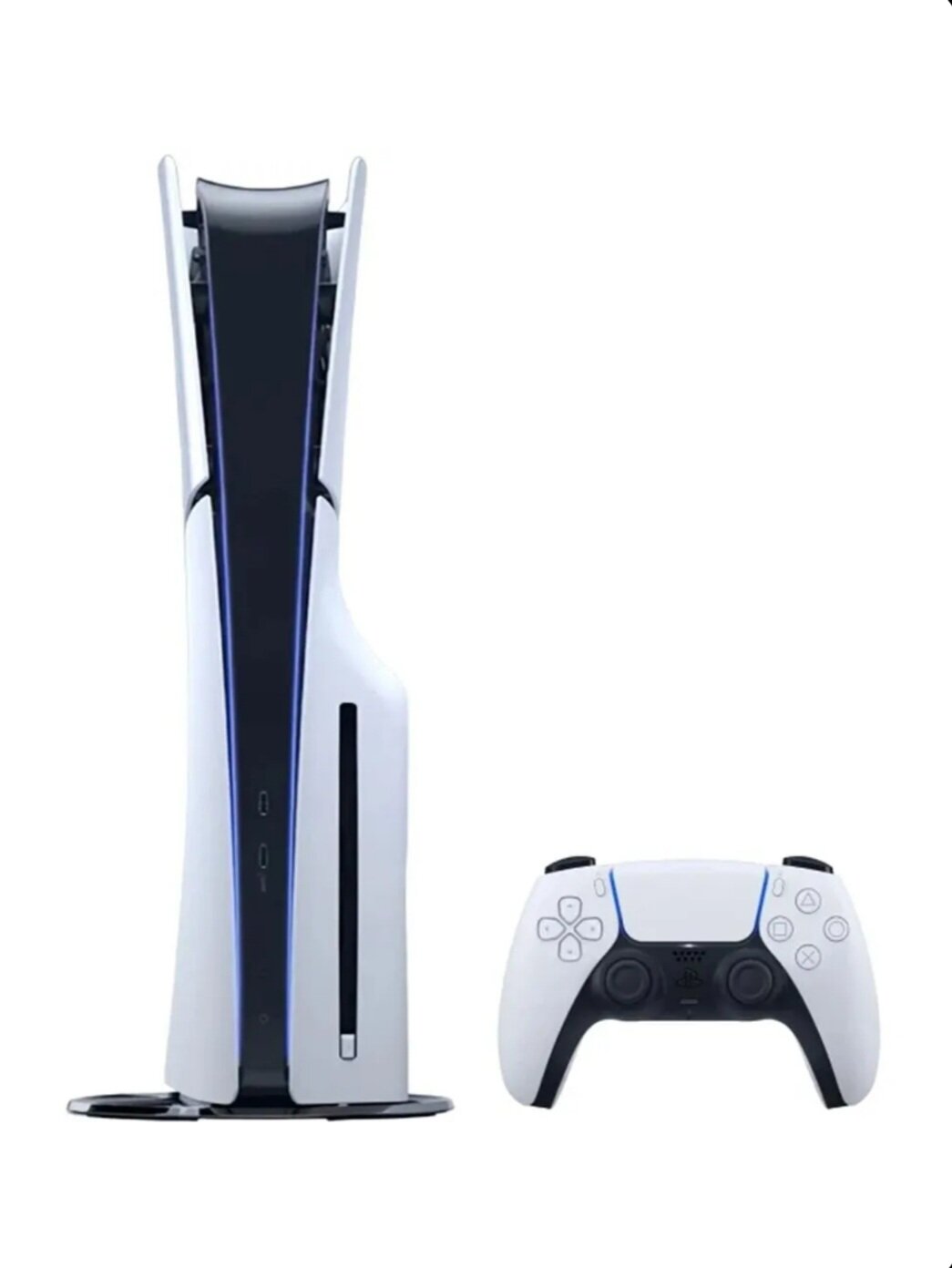 Игровая приставка Sony PlayStation 5 Slim, SSD 1 TB, с дисководом, белый