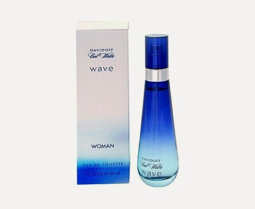 Изображение товара Туалетная вода Davidoff Cool Water Wave, женская, 50мл, фруктовые и цветочные ноты