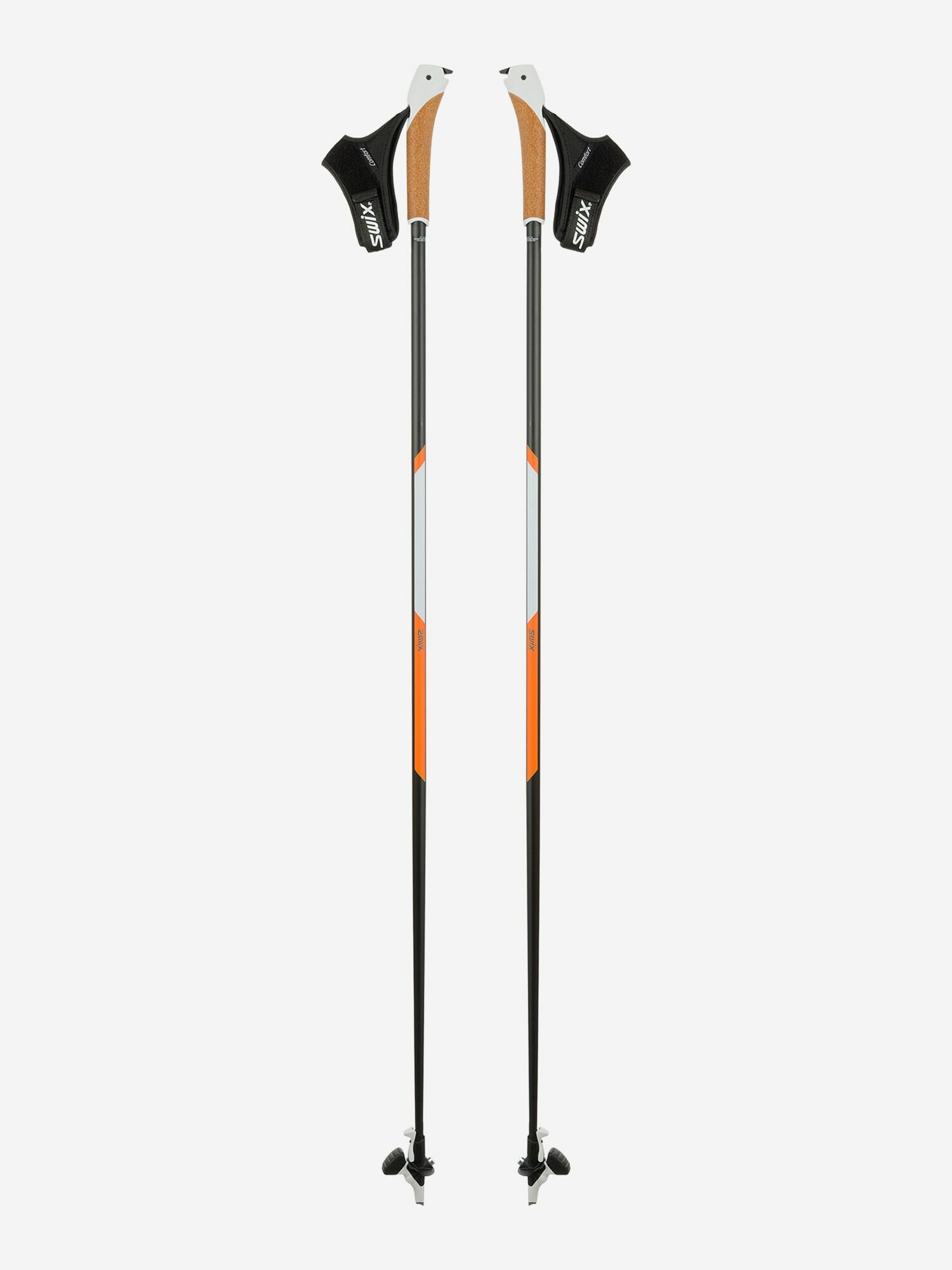 Палки для скандинавской ходьбы Swix CT3 Twist&Go, алюминий/вольфрам, 110 см