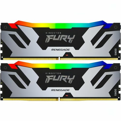 Оперативная память Kingston 64GB 6400MHz DDR5 Kit of 2 FURY Renegade RGB XM 31899₽
