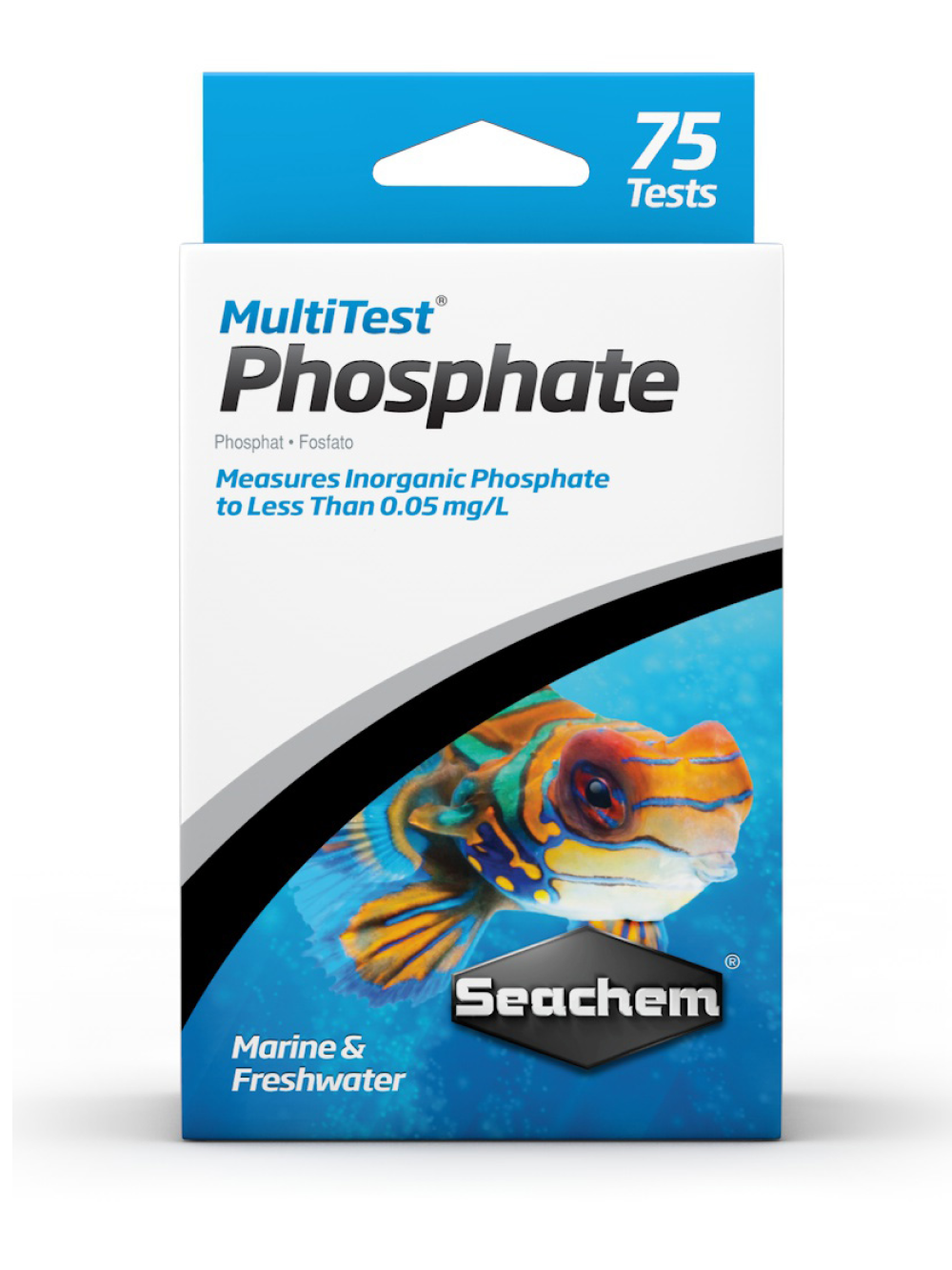 Изображение Тест для воды Seachem MultiTest: Phosphate капельный на фосфаты, 75 тестов