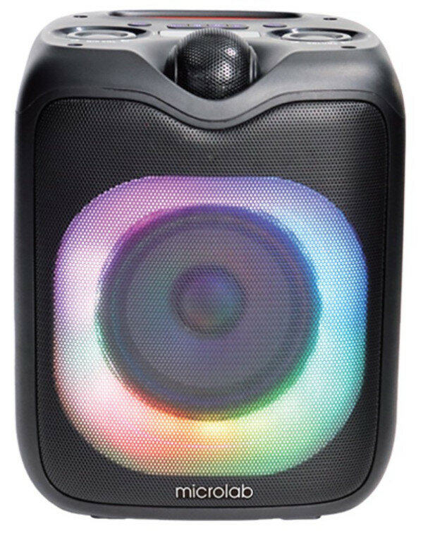 Портативная колонка Microlab PT601W, Bluetooth, караоке, 51-100Вт, емкость аккумулятора 3600 мА·ч