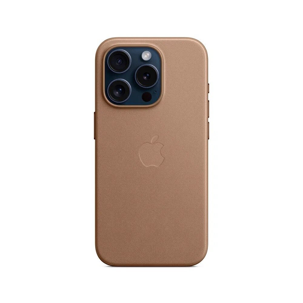 Чехол из микротвила MagSafe для iPhone 15 Pro / FineWoven Case Taupe / Бежевый — фото 1
