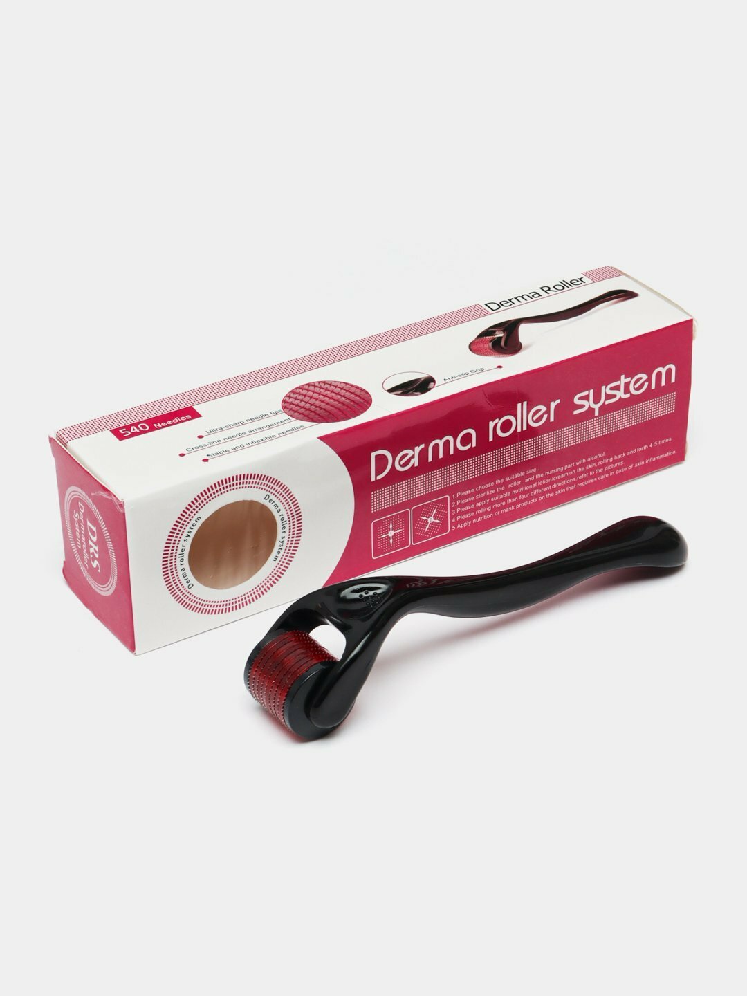 Minoxidil Массажер мезороллер для лица Derma Roller, 540 игл — фото 1