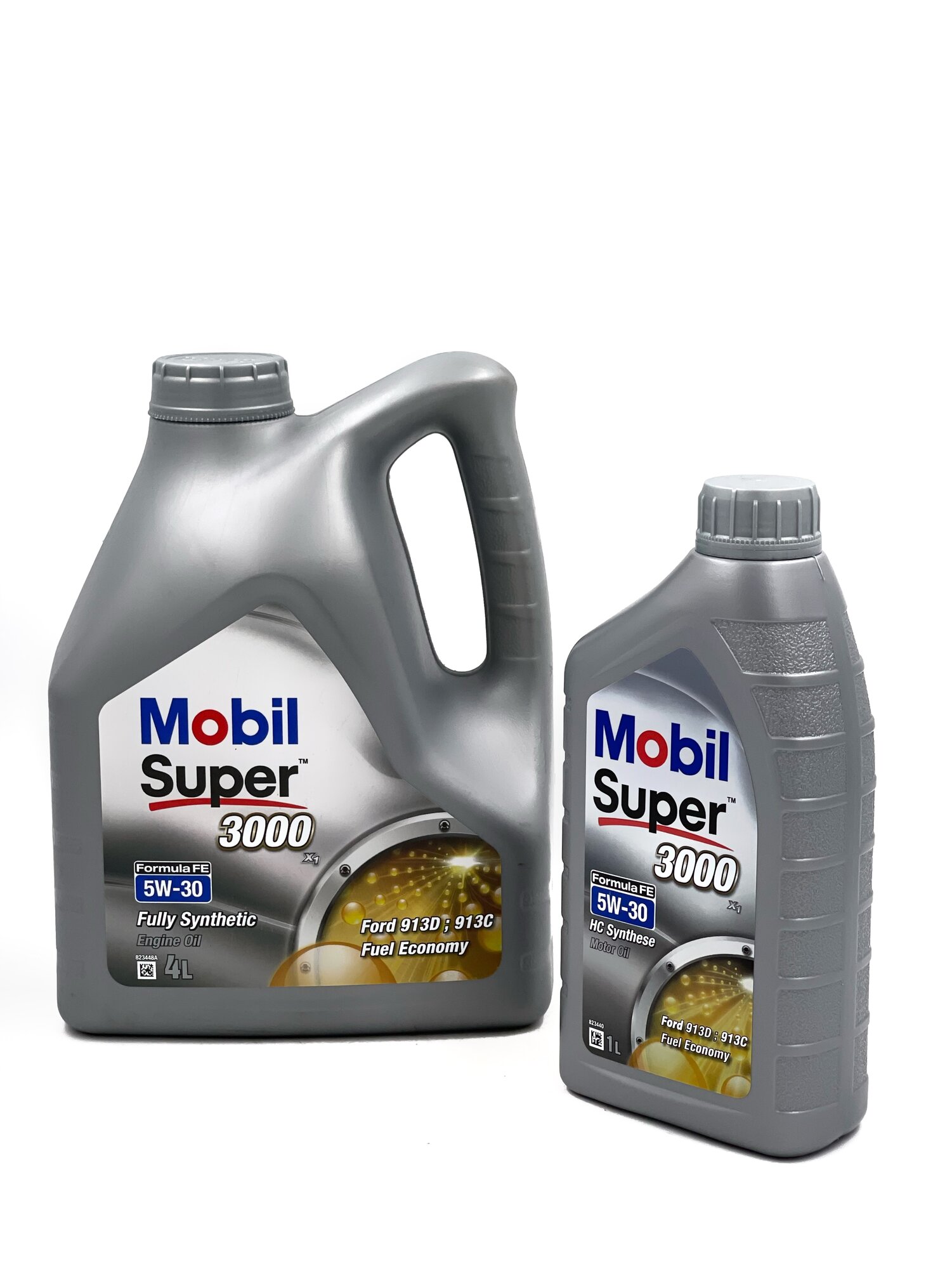 Комплект моторное масла Mobil Super 3000 Formula FE 5w-30, 4 литра + 1 литр, синтетическое 5 литров