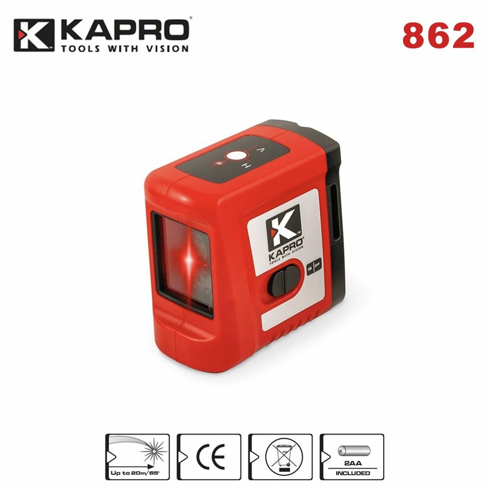 Уровень лазерный нивелир строительный 862 KAPRO