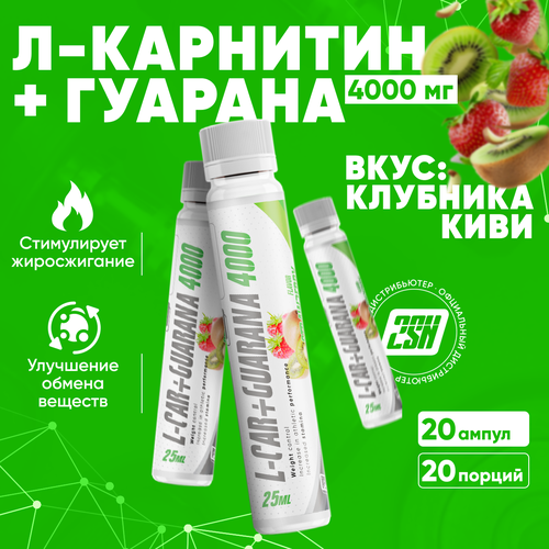 2SN L-Carnitine + Guarana 4000mg 25ml amp (Клубника-Киви) 20шт