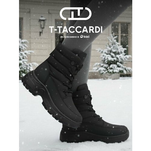 фото Сапоги t.taccardi зима 2026, полнота 7 (ru)/ на среднюю и широкую стопу, размер 36, черный