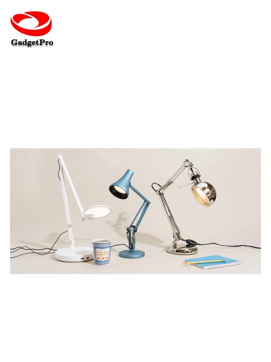 Настольная LED лампа 4 в 1: светильник, часы, термометр, ночник, современный дизайн, для дома