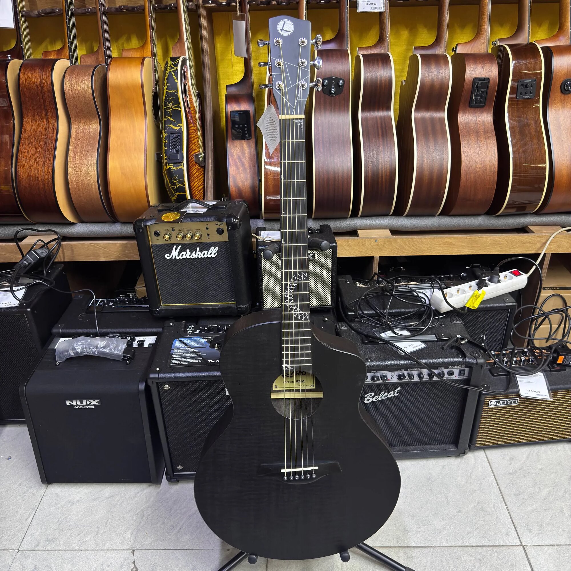 Акустическая гитара Luxars R2-M Black — фото 1